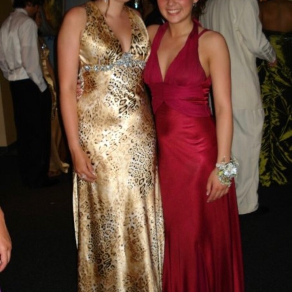 Fun cheetah print gown